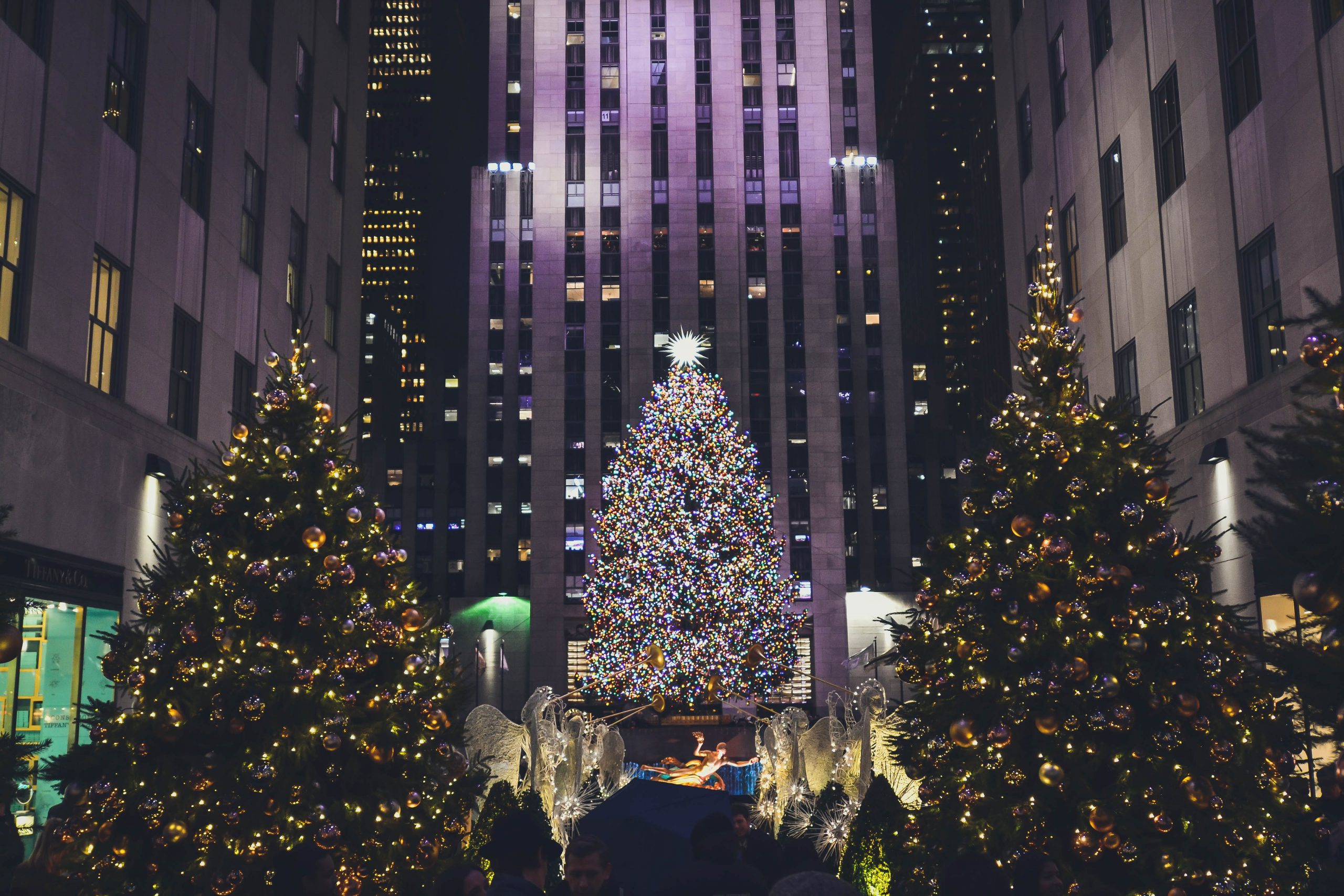 Christmas tree at Rockefeller Center, NYC