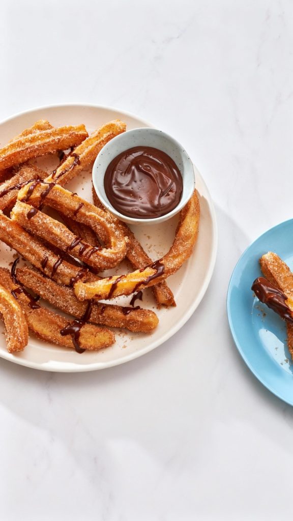churros with chocolate