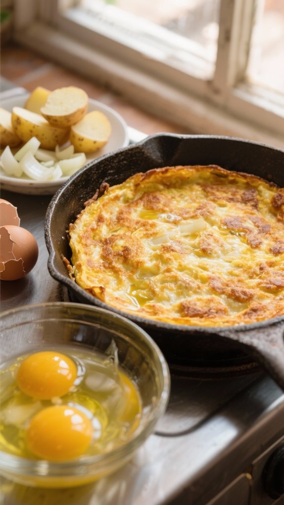 whisk eggs pour savor